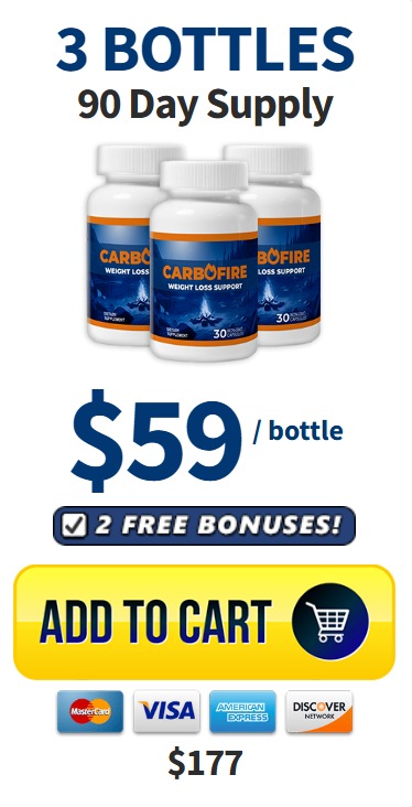 CarboFire Supplement 3 Bottle